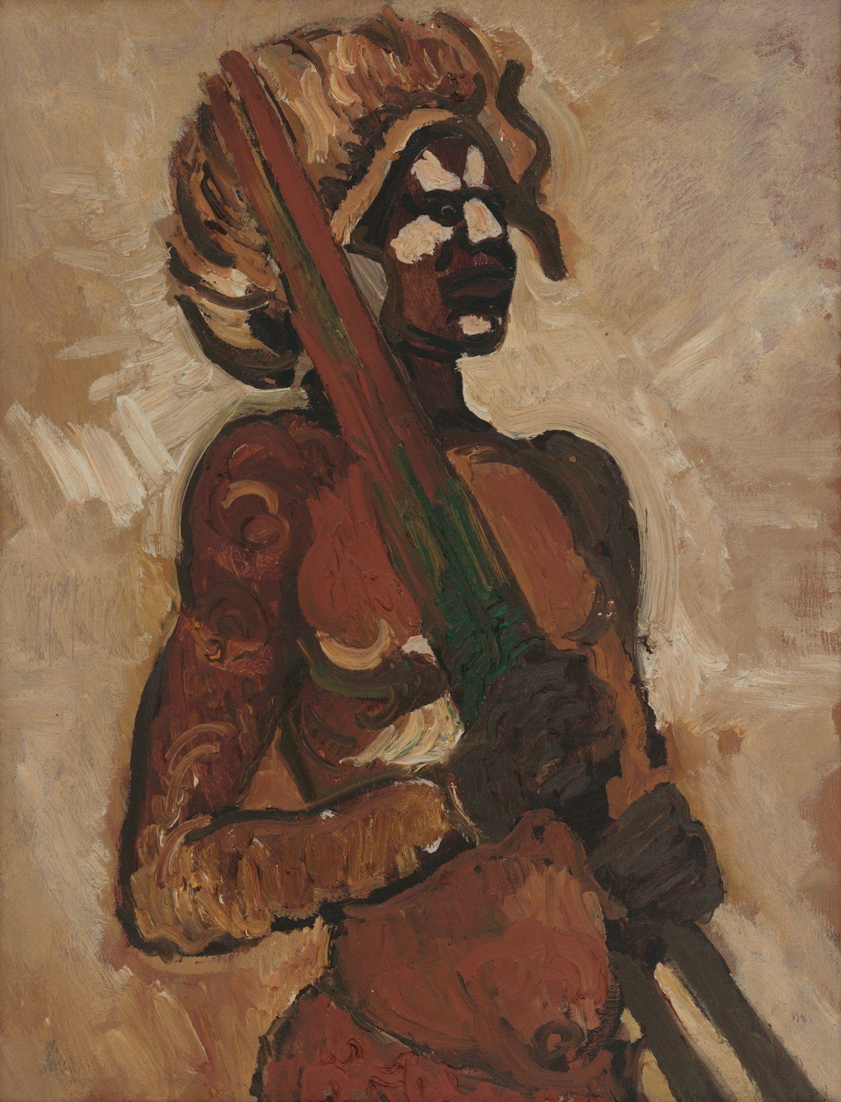 Femme au drapé — Couleur